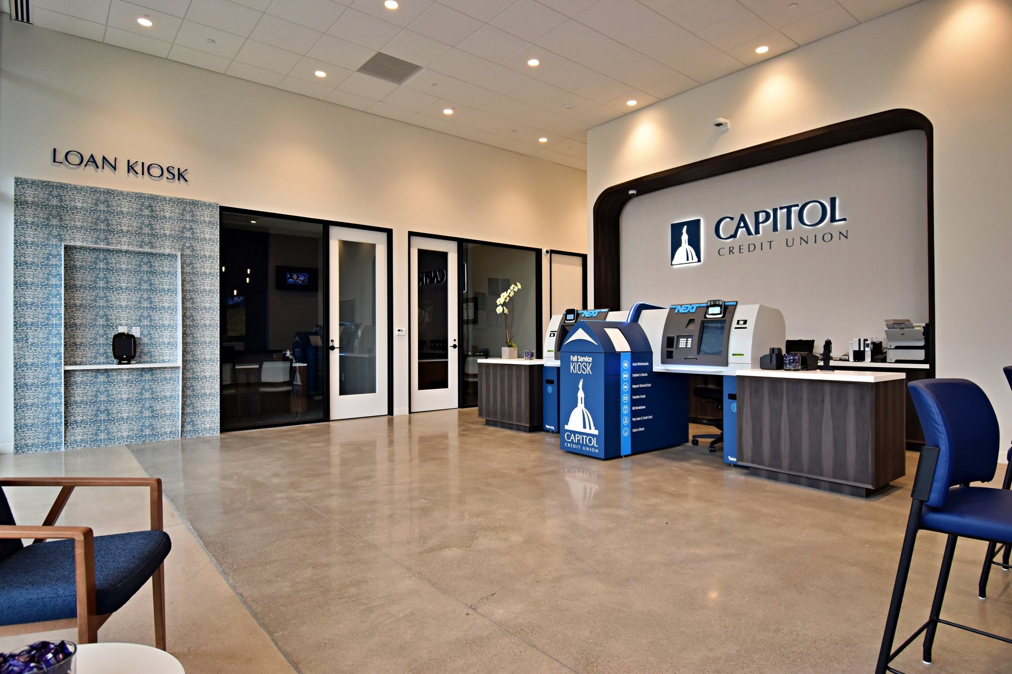 Capitol Credit Union open floorplan